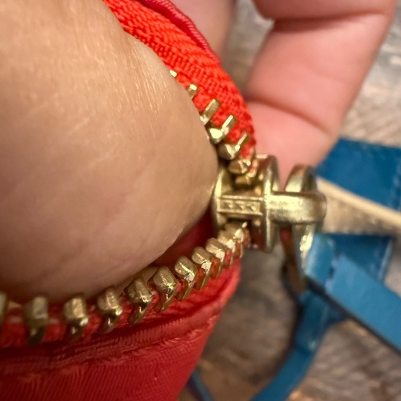 Coach Legacy Weekend Colorblock Signature Nylon Hippie Swing Bag Christmas Red - Picture 10 of 16